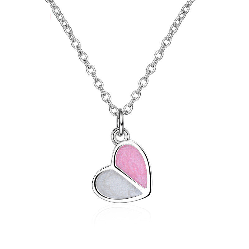 Necklace Ice Cream Heart Chain Necklace