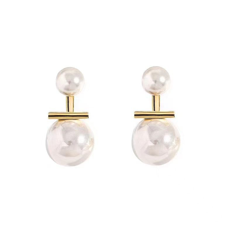 Silver Needle Luxury Minority Pearl Earrings